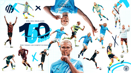 ¡Haaland alcanza los 150 goles con el City!