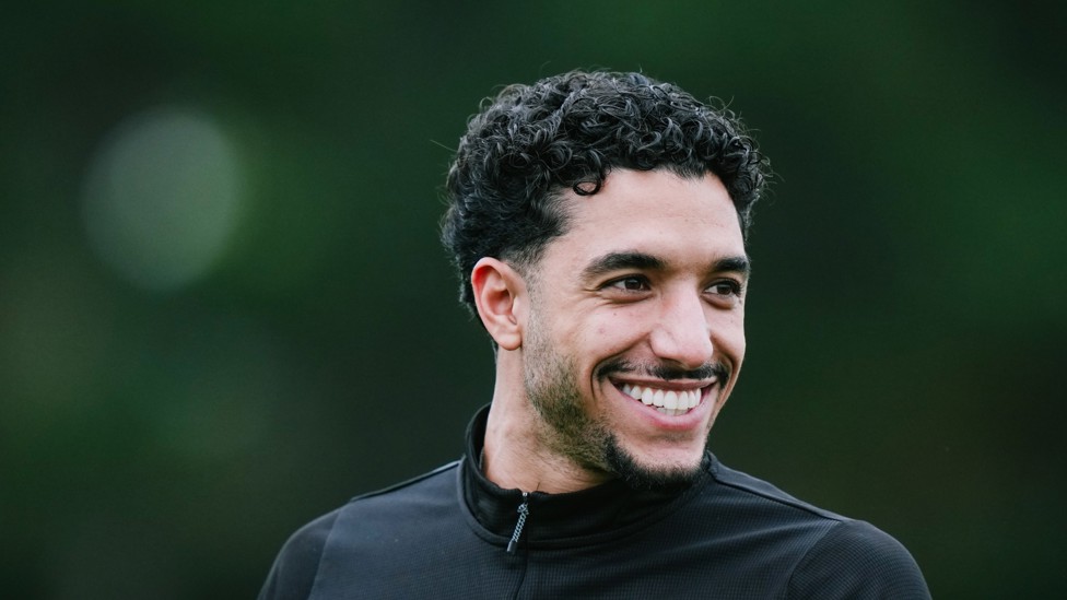 EGYPTIAN KING : Omar Marmoush at training