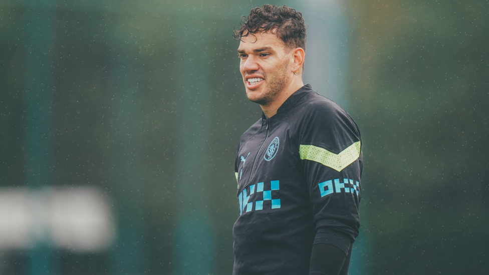 NO REST : Ederson straight back to work after keeping a clean sheet against Copenhagen 