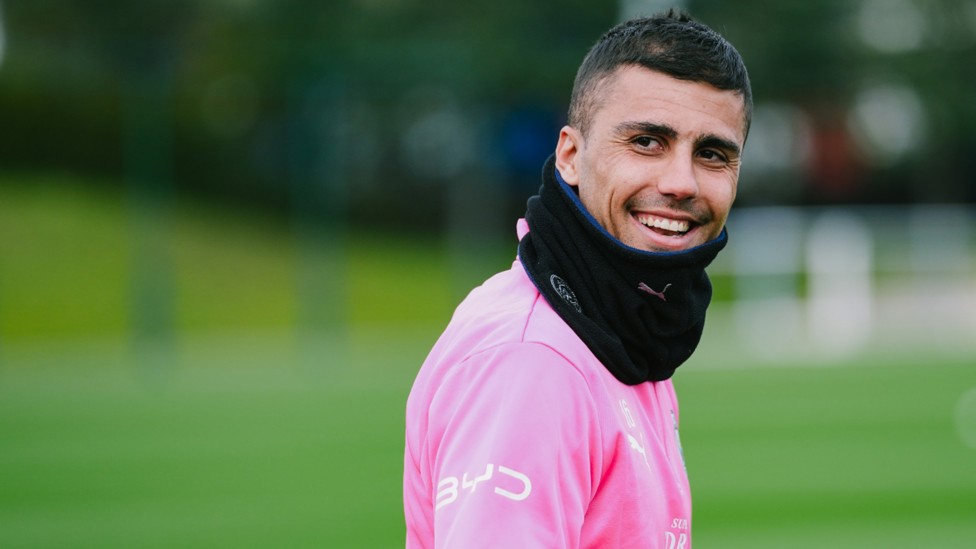 HOT ROD: Rodri was another who revelled in Thursday's session.