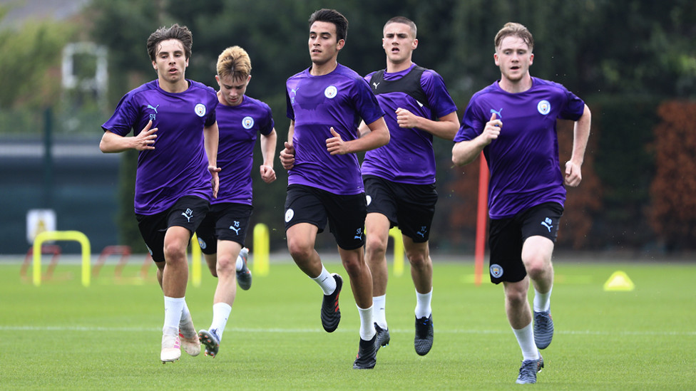YOUNG AT HEART : Eric Garcia, Tommy Doyle and Adrian Bernabe are amongst some of the younger squad members in action