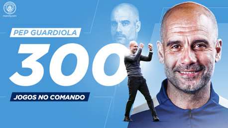 Guardiola faz seu jogo 300 pelo City