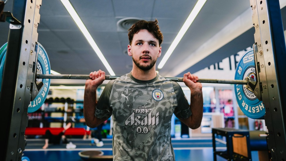 FULL FOCUS: James Trafford during today's session