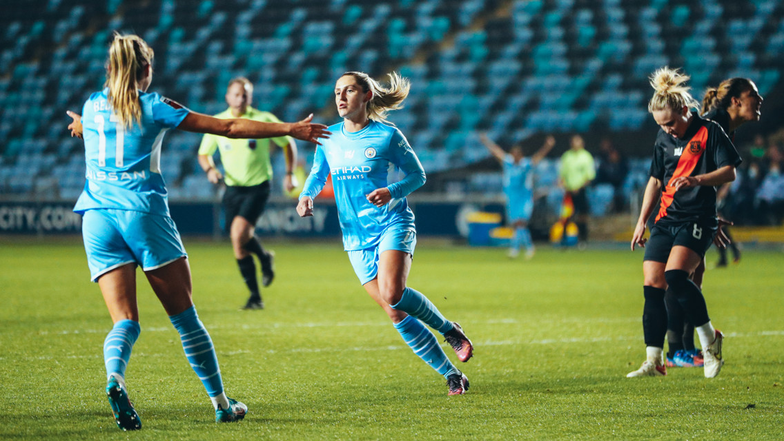 Coombs makes FA WSL Goal of the Month shortlist