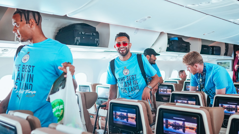 WING WIZARD : Riyad Mahrez spots our camera!