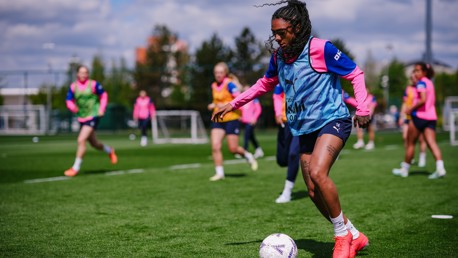 Training: Champions sharpen up for Double bid
