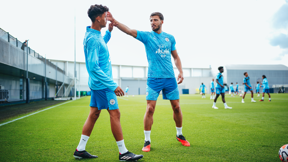 HAIR-RAISING : Ruben Dias welcomes Mathias Nunes