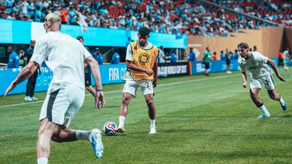 GETTING WARM  : Counting down to kick-off.
