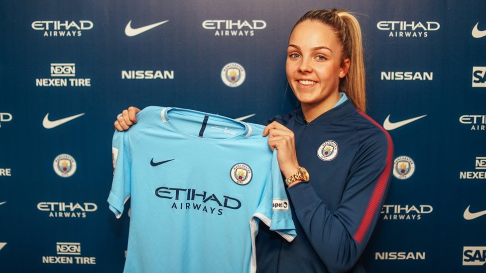 DONE DEAL : Roebuck signed her first professional deal with City in 2018