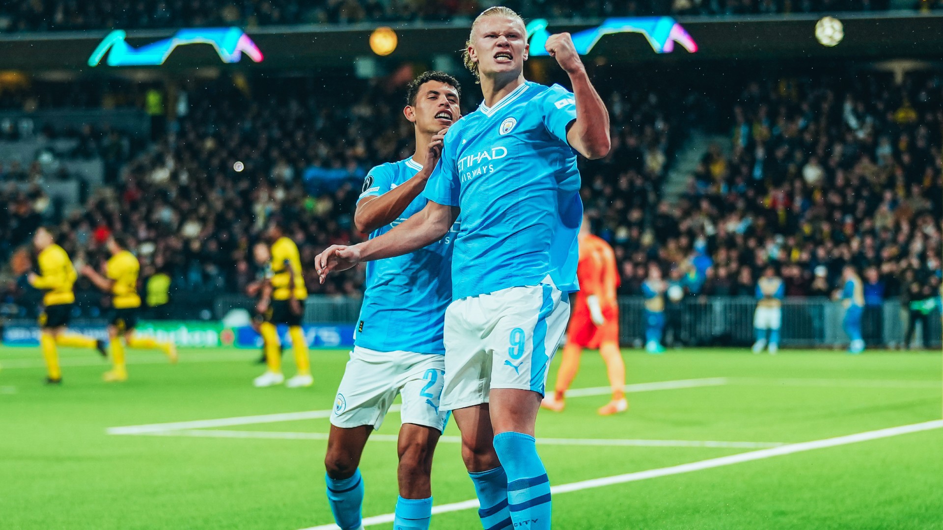 Haaland ends barren streak in Champions League with 2 goals in Man City's  3-1 win over Young Boys