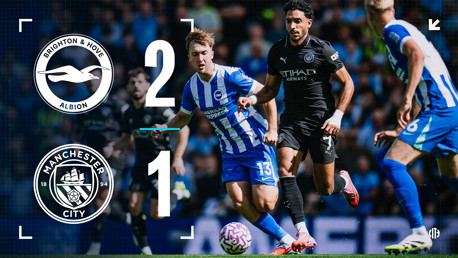 Brighton 2-1 City: 2-minute highlights