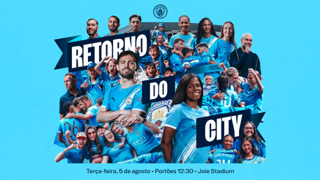 RETORNO DO CITY: torcedores são convidados para treinamento do time principal