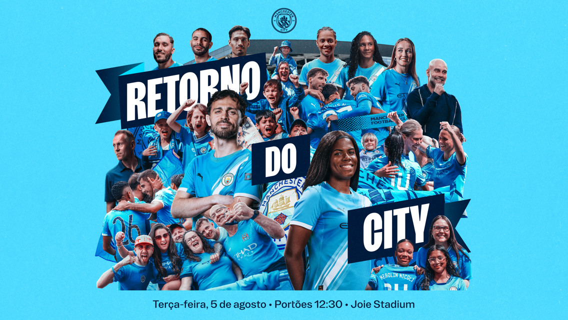 RETORNO DO CITY: torcedores são convidados para treinamento do time principal