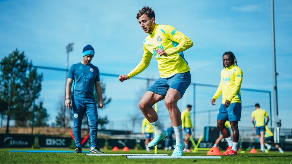 NIFTY NICO : Our January recruit puts in the hard yards on the training fields