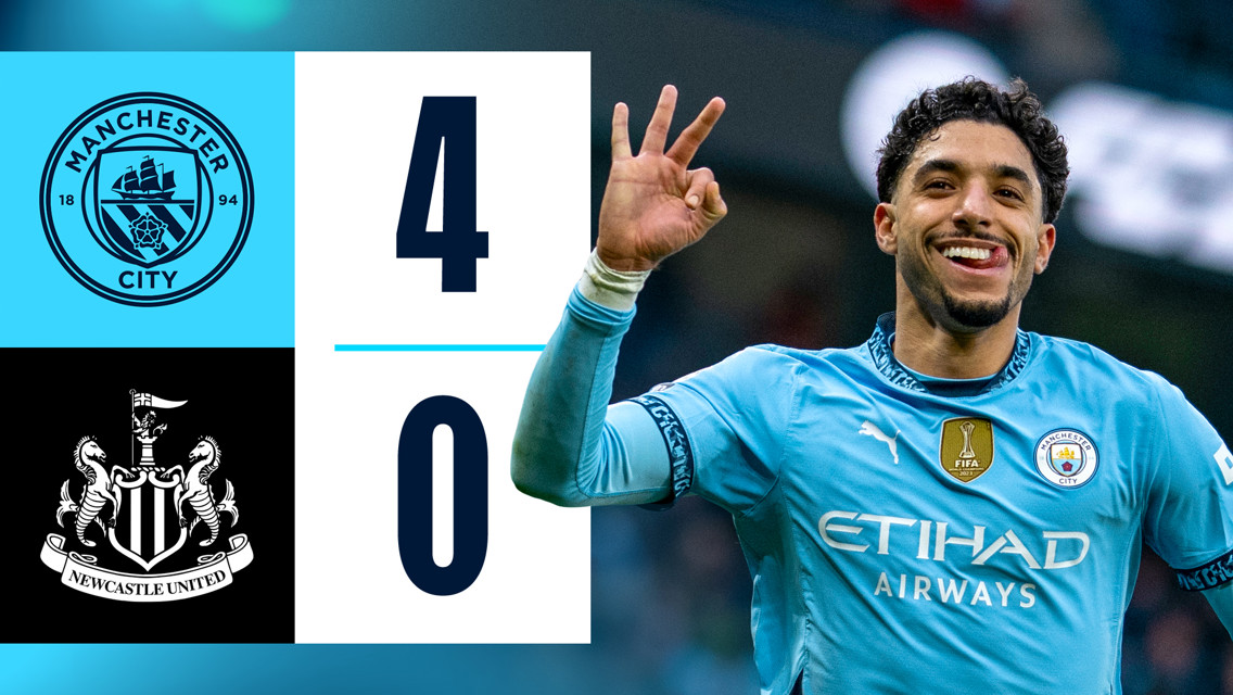 City 4-0 Newcastle: Highlights