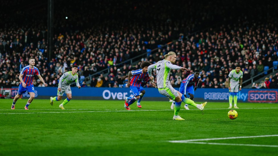 COOL, CALM AND COLLECTED: Haaland sends us three up from the penalty spot