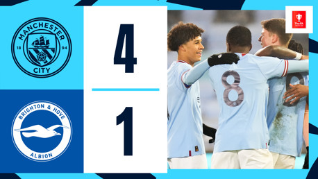 City 4-1 Brighton: FA Youth Cup brief highlights