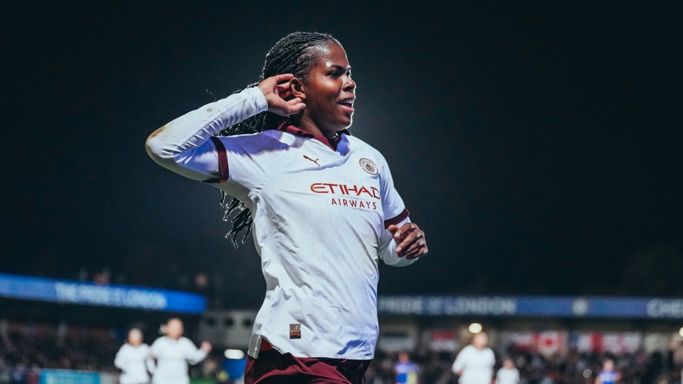 CHELSEA 0-1 CITY : And the Blues became the first side in 33 matches to beat Chelsea at Kingsmeadow in February 2024