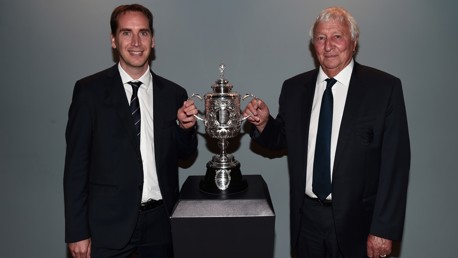 Manchester City gift the FA replica of oldest surviving FA Cup