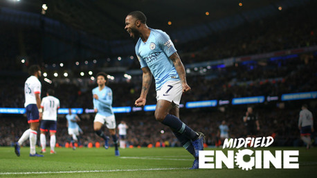 Valvoline midfield engine: Raheem Sterling
