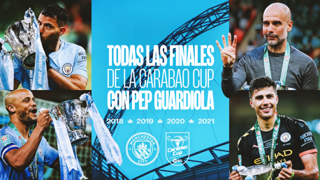 Todas las finales de la Copa de la Liga con Pep Guardiola