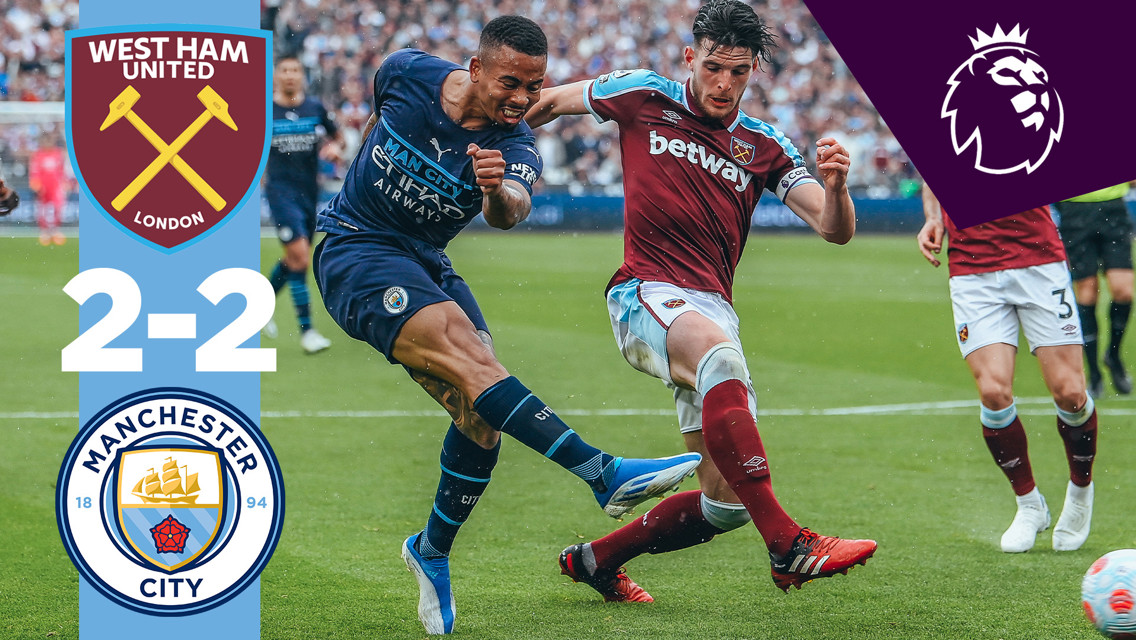 West Ham 2-2 City: Highlights