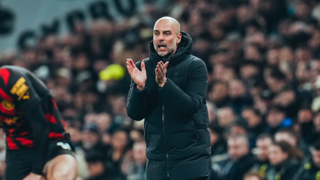 THE BOSS: On the touchline.