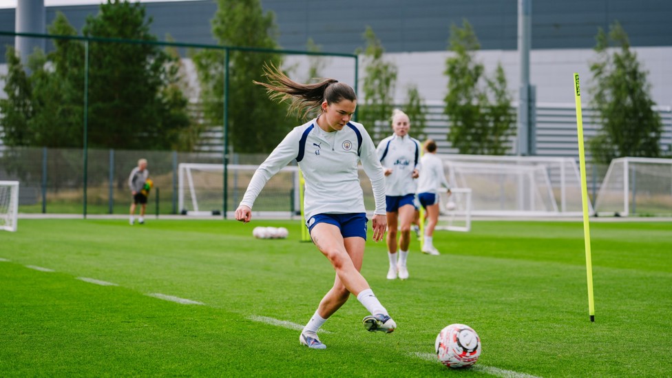 NEW RECRUIT : Aoibhe Brennan putting in the hard yards