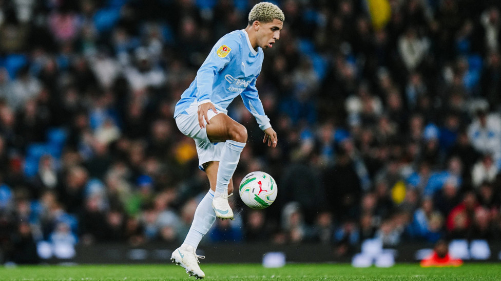 LIVELY LEWIS : On the ball early on.