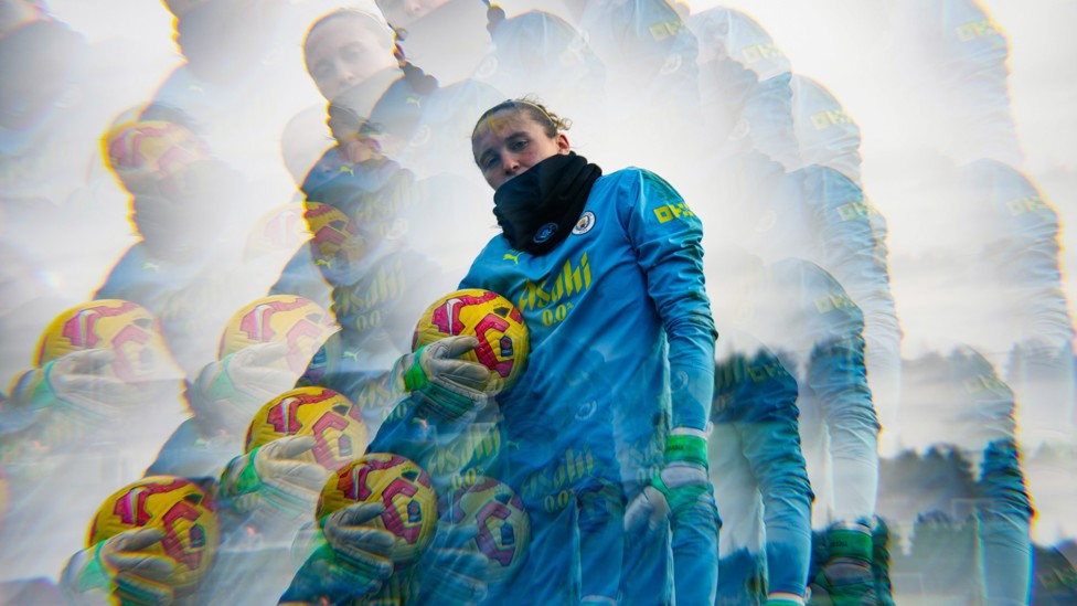 GK UNION : Katie Startup strikes a pose.