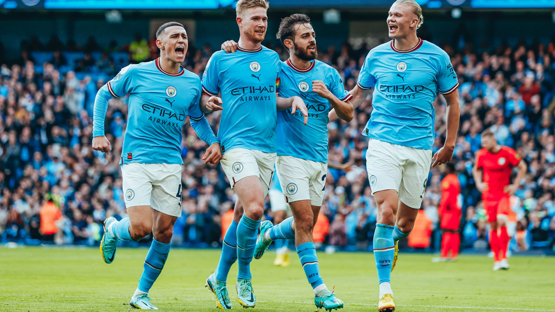City make eight changes for derby trip to Old Trafford