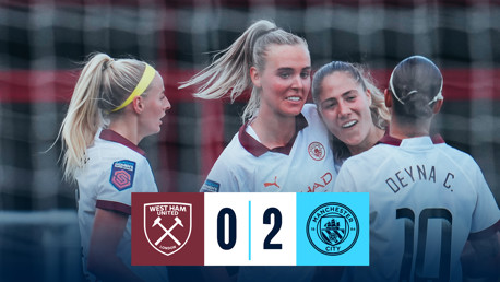West Ham 0-2 City: WSL Brief Highlights
