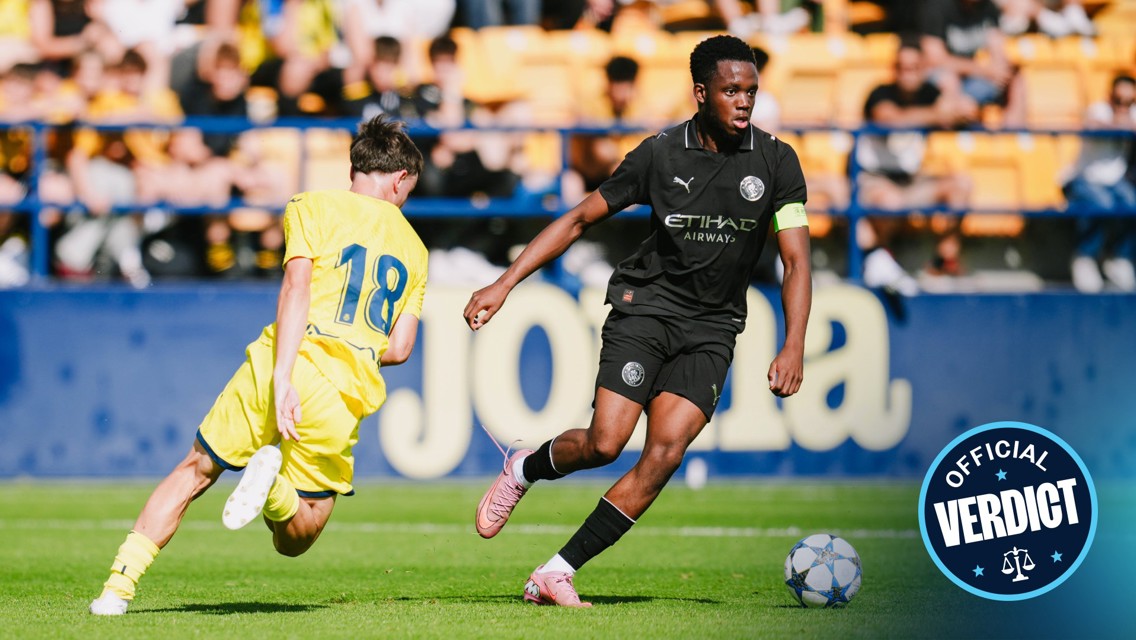 City U19s fall to narrow UEFA Youth League defeat at Villarreal 