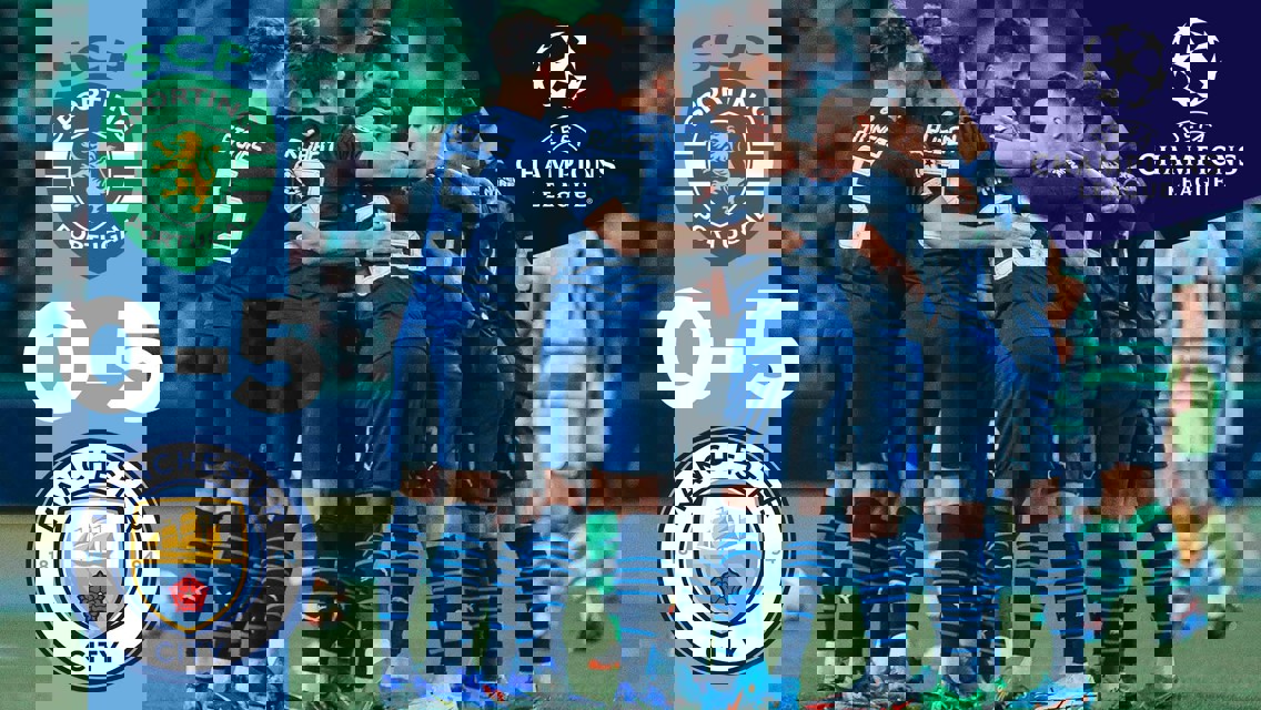 Sporting 0-5 City: Highlights
