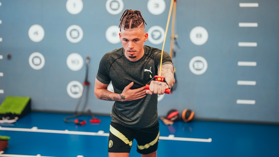MIDFIELD MARSHAL : Kalvin Phillips focuses up