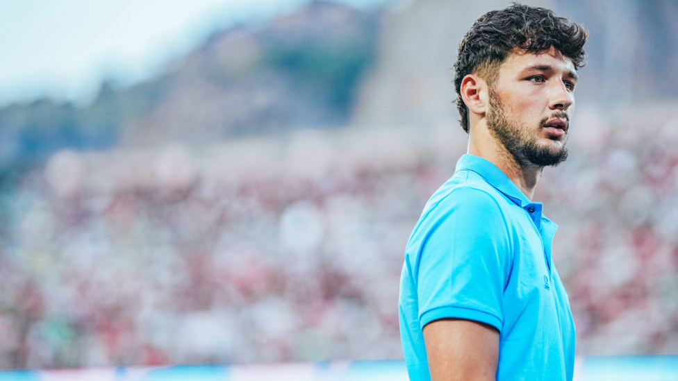 NEW BOY : Trafford straight into the starting line up.