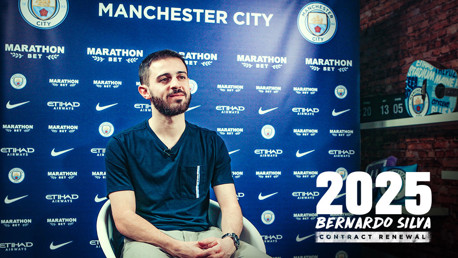 2025: Bernardo Silva has signed a new Manchester City contract 