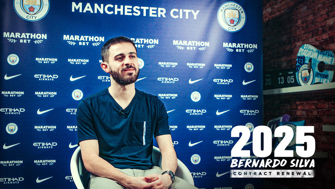 2025: Bernardo Silva has signed a new Manchester City contract 