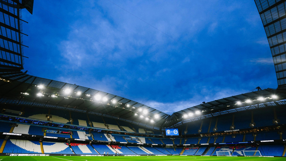 UP FOR THE CUP : Ready for Carabao Cup action at the Etihad.