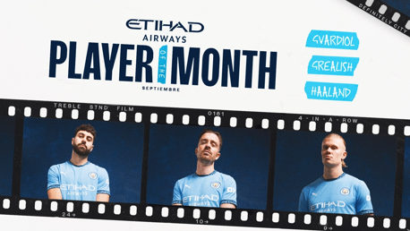 Etihad Player of the Month: nominaciones de septiembre