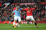 Sergio Aguero has a goal disallowed as City chase an equaliser