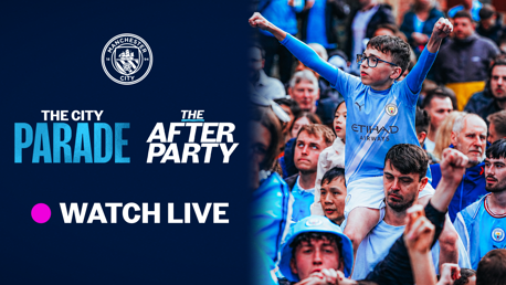 The City Parade & The After Party Live Stream starts Monday 25th May from 5pm (UK)