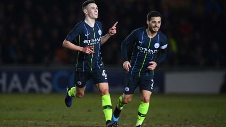 STARLET: Phil Foden shines at Rodney Parade.