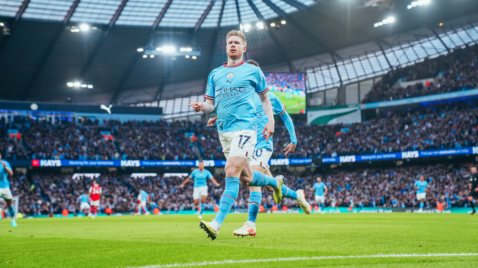 De Bruyne enjoying 'positive pressure' of season run-in