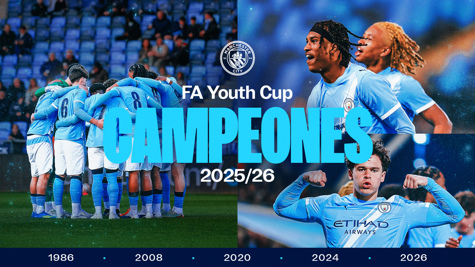 El City supera al United para alzar la FA Youth Cup 2026