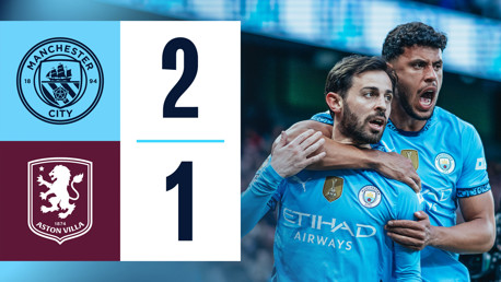 Short highlights: City 2-1 Villa