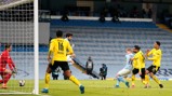EXPERT: De Bruyne calmly finds the net.