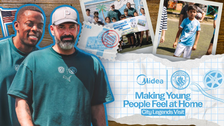 Young Leaders Inspired by Manchester City Legends in Los Angeles