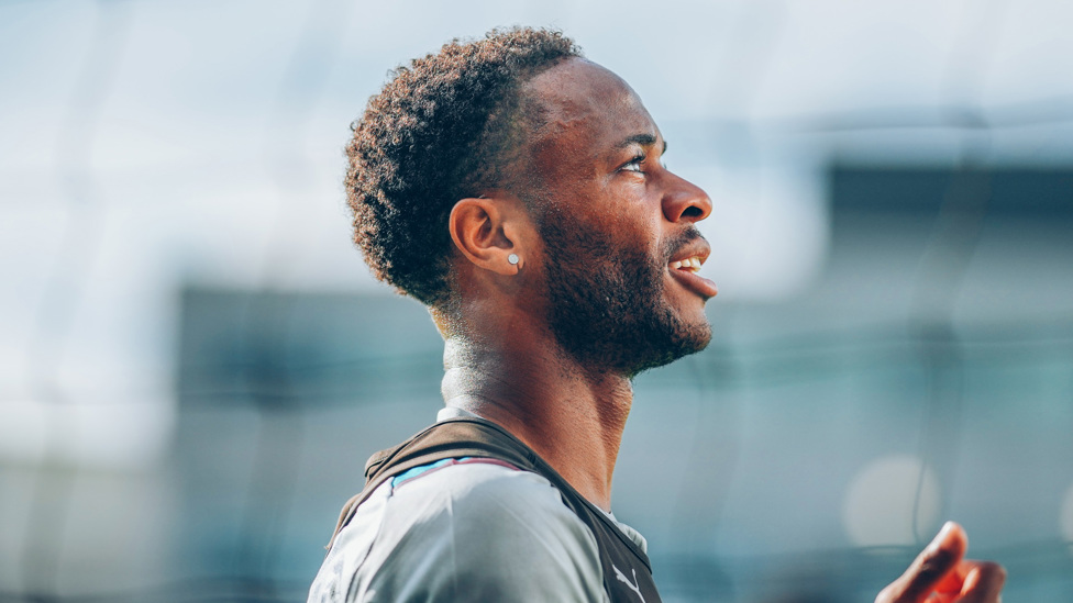 FOCUS TIME: Raheem Sterling is a study in concentration