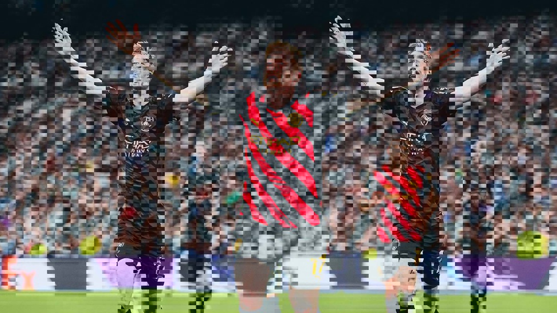De Bruyne's best long range Champions League goals